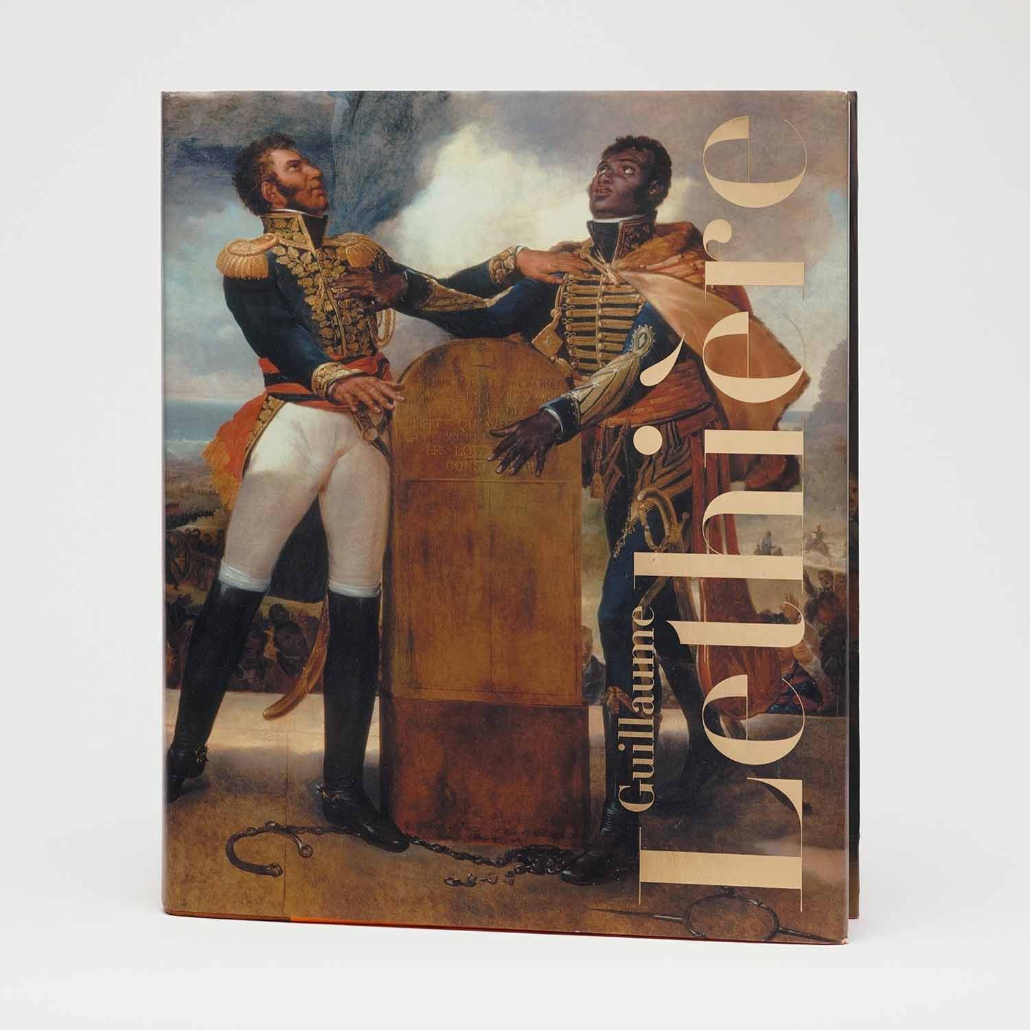 Book cover featuring a detail of a Neoclassical French painting of two men