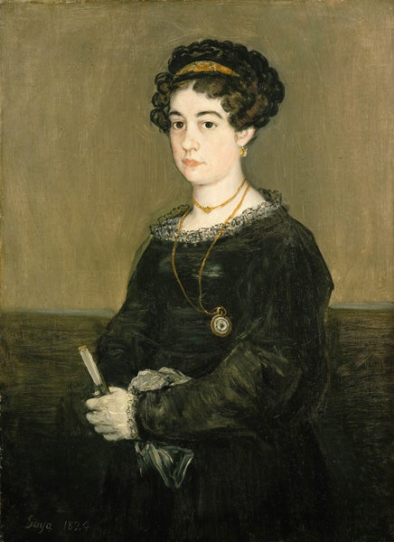 Francisco de Goya y Lucientes (1746-1828), Doña María Martínez de Puga, 1824, The Frick Collection, New York