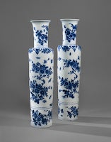 Pair of Vases, Meissen porcelain, c. 1725–30, Marked AR [Augustus Rex] 1993.291a,b. Photo: Maggie Nimkin