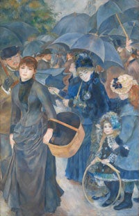 Pierre-Auguste Renoir (1841–1919),
The Umbrellas (Les Parapluies), c. 1881–85, Oil on canvas, The National Gallery, London