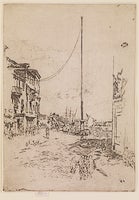 The Little Mast, 1879–80 State I/IV Etching and drypoint