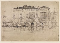 The Palaces, 1879–80 State II/III Etching and drypoint