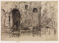 Two Doorways, 1879–80 State IV/VII Etching and drypoint