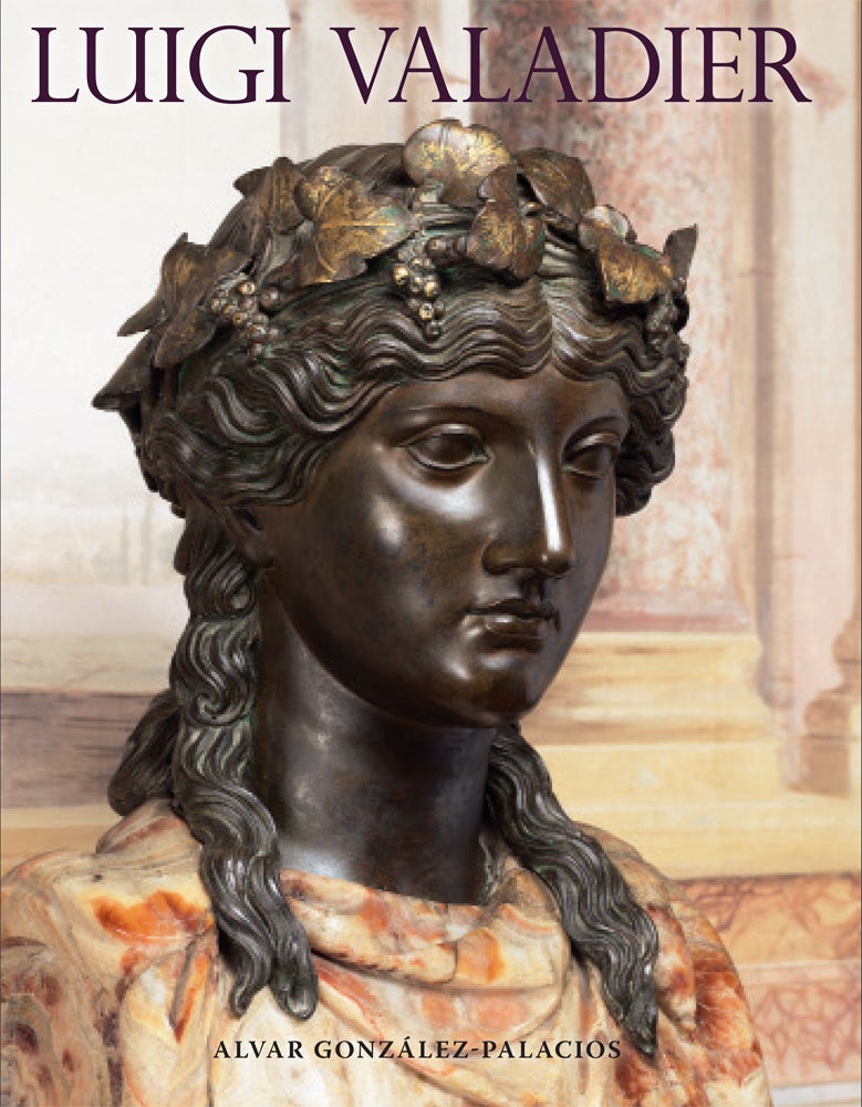 cover of the book Luigi Valadier, depicting statue of Bacchus