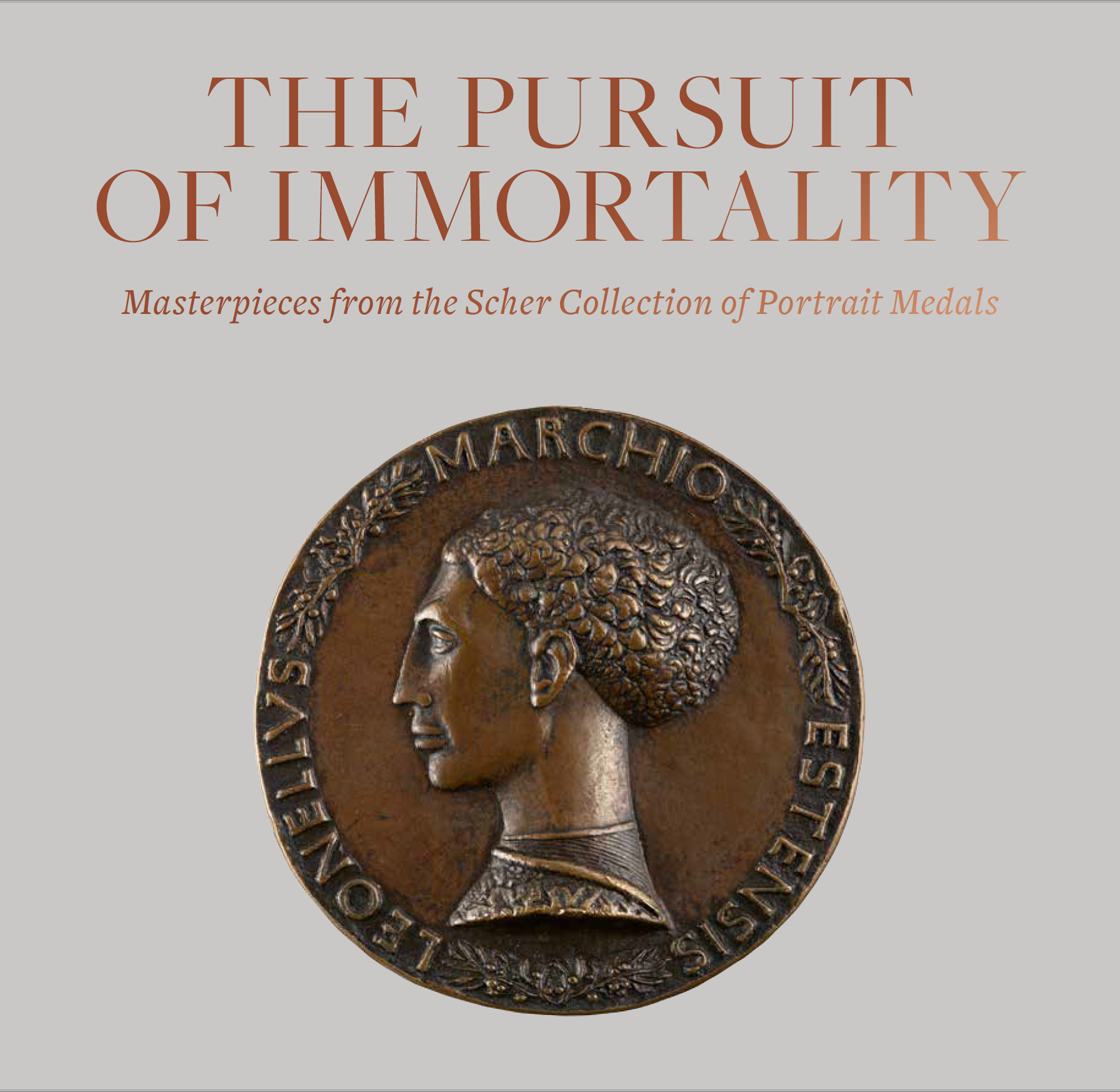Cover of the catalogue the Pursuit of Immortality with link to buy