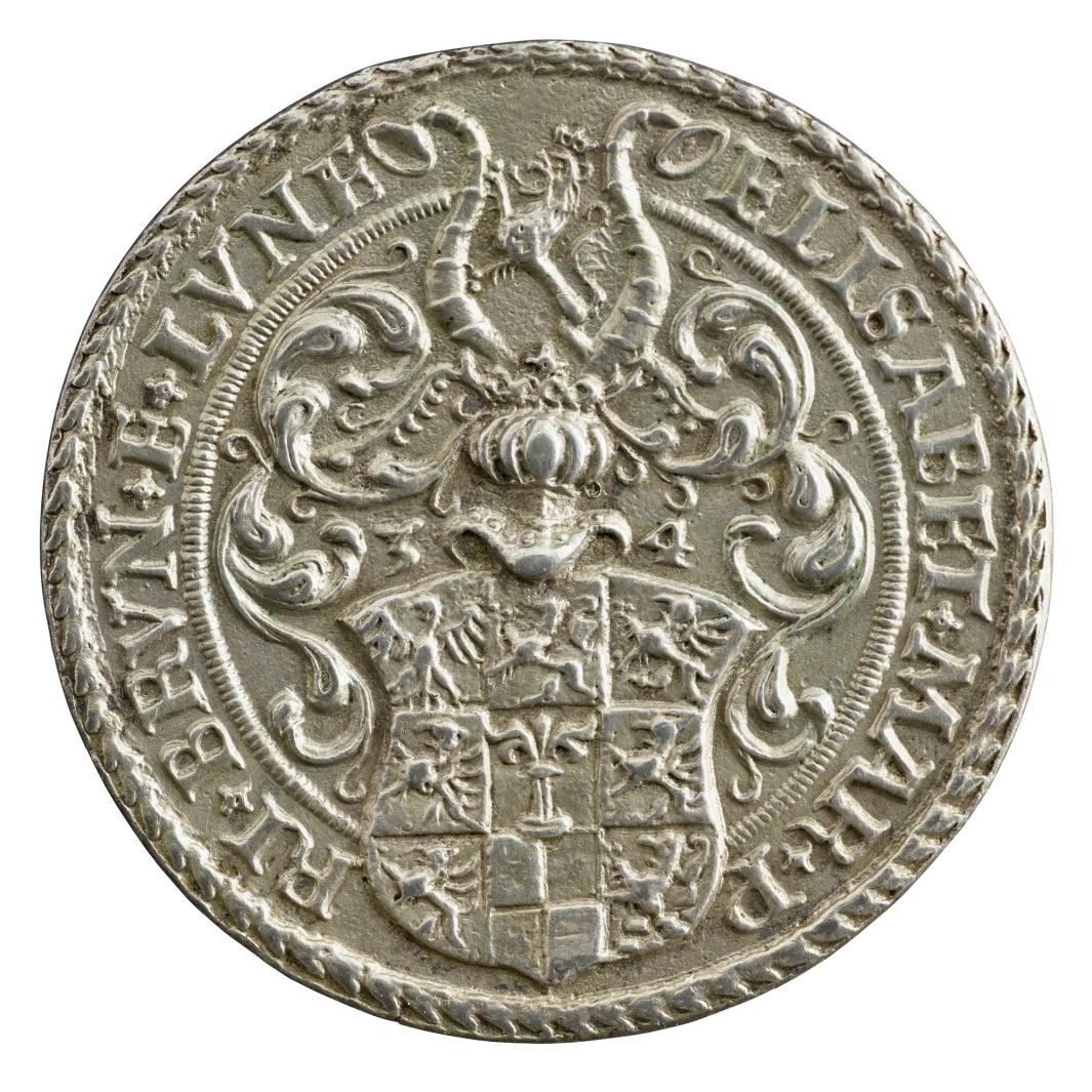 Silver medal depicting the Brandenburg coat of arms