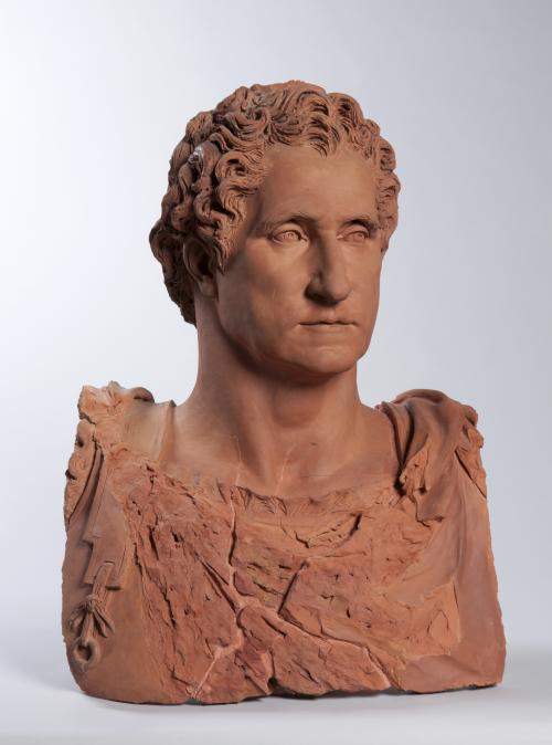 terracotta bust of George Washington