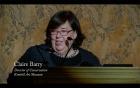 video still of Claire Barry lecturing