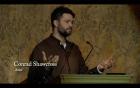 video still of Conrad Shawcross lecturing