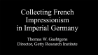 Link to video of Thomas Gaehtgens lecture