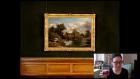 video still of Aimee Ng and oil painting in the Frick Collection gallery