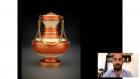 video still of Xavier Salomon and porcelain vase