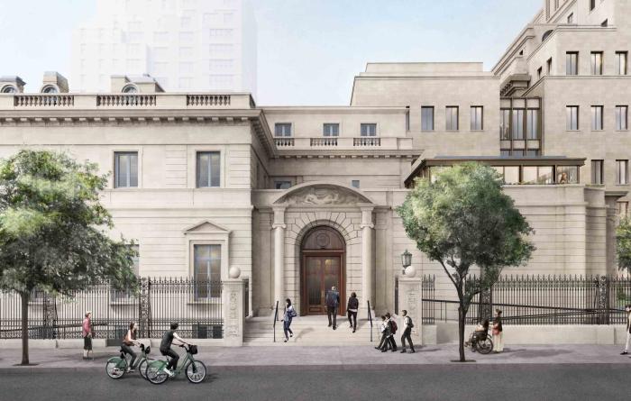 rendering of The Frick Collection building