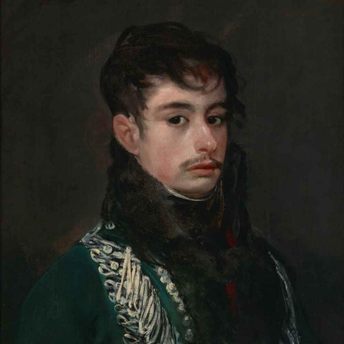 portrait of an officer in dark green outfit