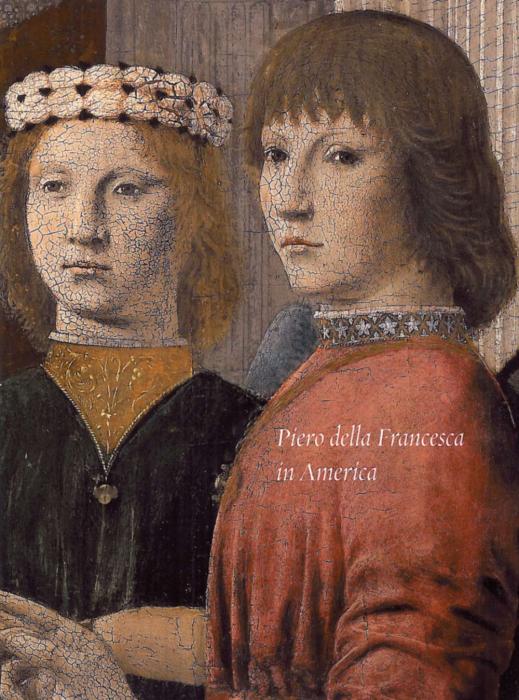 book cover of, Piero della Francesca in America, depicting closeup of two angels