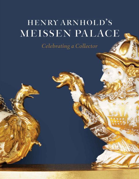 cover of book "Meissen Palace" with white and gold objects