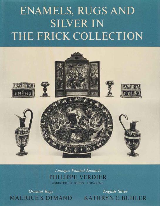 cover catalogue about enamels, rugs, and silver in the Frick Collection, volume viii
