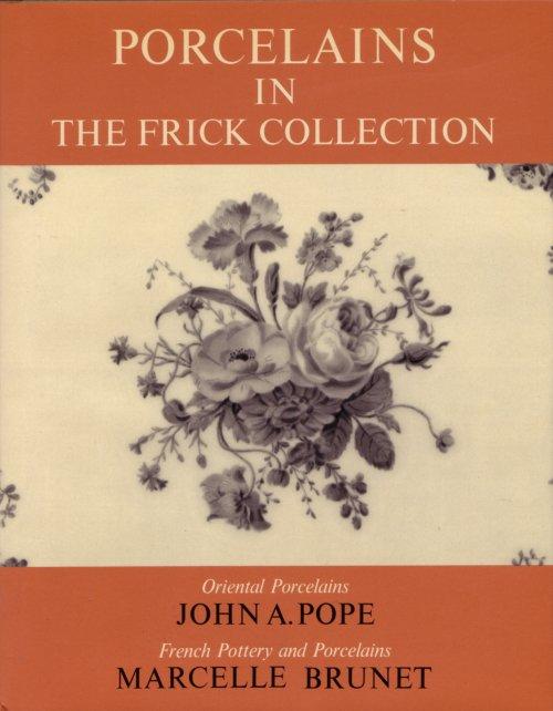 cover catalogue about porcelains in the Frick Collectiion, volume vii, depicting flowers