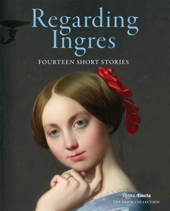 book cover entitled Regarding Ingres, depicting young woman with finger under her chin