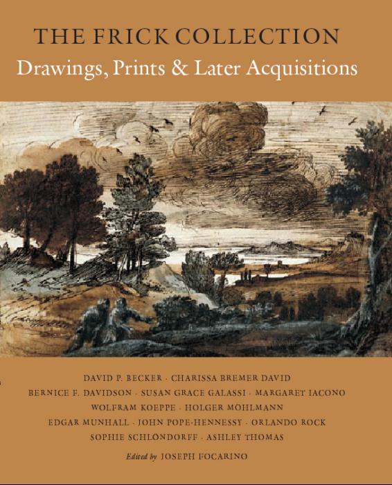cover of illustrated catalogue about Frick Collection acquistions, volume ix, depicting landscape