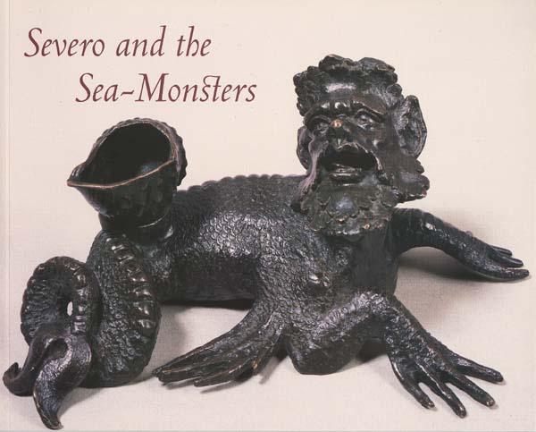 catalogue cover of Severo and the Sea Monsters, depicting bronze sea monster