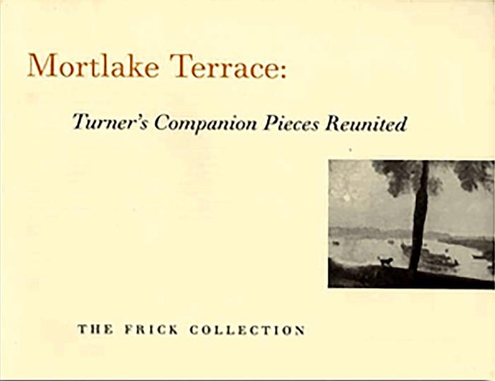 catalogue cover of Mortlake Terrace, depicting terrace overlooking water