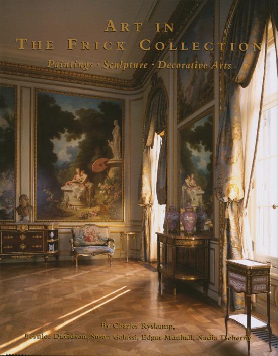 Book cover depicting the Frick Collection Fragonard Room