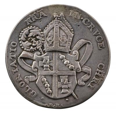 Silver medal of a crest