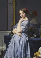 Portrait of the Comtesse d’Haussonville by Ingres 