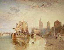 Harbor scene in Cologne