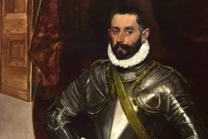 portrait of a man in armor