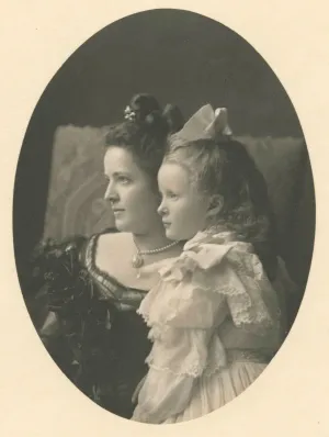 portrait of Adelaide Frick and young Helen Clay Frick, circa 1901